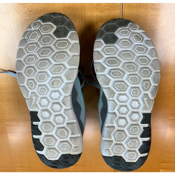 Nike Flex Experience RN 4 Gray Aqua Blue 749178-002 Athletic Shoes Sz 5.5 - Picture 8 of 9